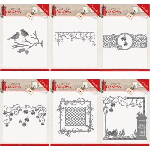 New Christmas bird bell frame metal Cutting Dies Stencils DIY Scrapbooking Paper/photo Cards Embossing Dies