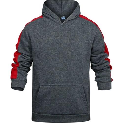 2021Spring and Autumn New Mens Sweater Running Sports Fitness Wear Casual Long-sleeved Striped Hooded Pullover Training Sweater