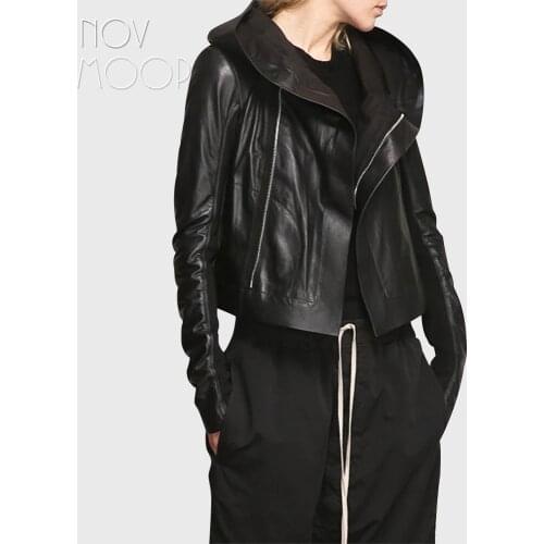 Novmoop Women's Sheepskin Coats With A Hood China