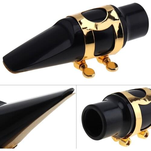 Professional Alto Sax Saxophone Mouthpiece Musical Instruments Accessories with Ligature and Cap