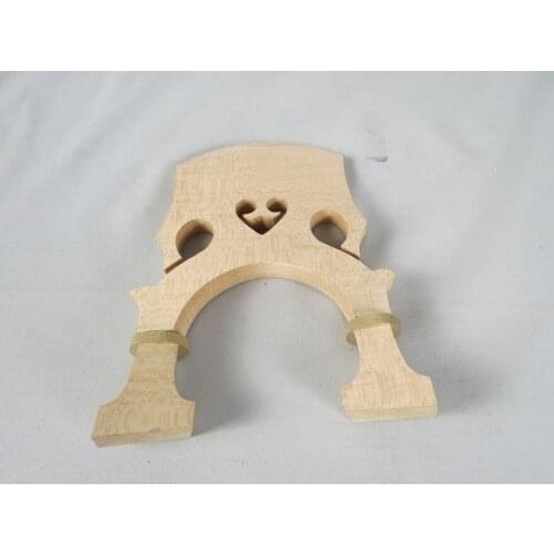 2pcs regulated double bass bridge cupreous parts 1/2,double bass part