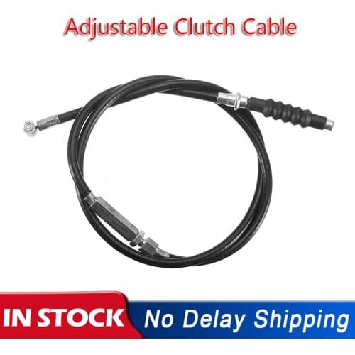35.43Inch 90cm Adjustable Clutch Cable Throttle Cable Fit 110 125cc 140cc 4-Stroke Pitbike Pit Dirt Bike Motorcycle Accessories