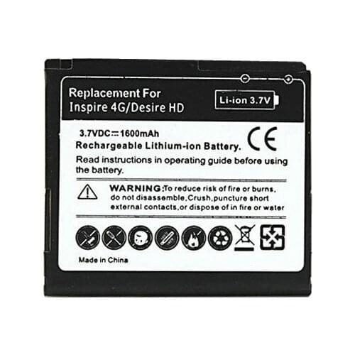 Ciszean 1x 1600mAh BD26100 Replacement Battery For HTC G10 Desire HD Surround T8788 T9188 T9199 A9191 Inspire 4G A9192