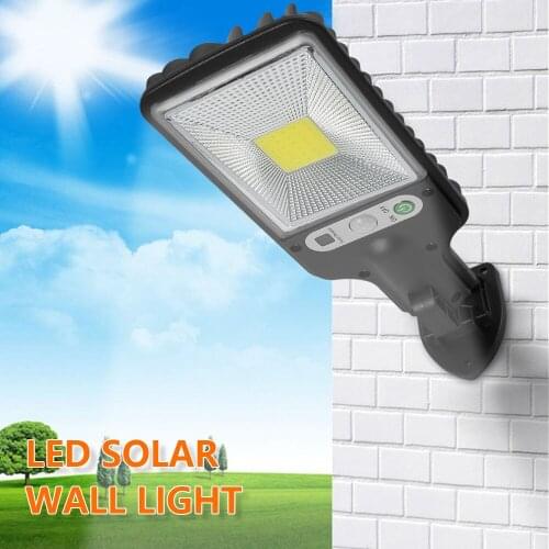 Solar Street Light 360 Degrees PIR Motion Sensor high-quality Wall Lamp Outdoor Garden Road Yard Path Powered Security Lighting