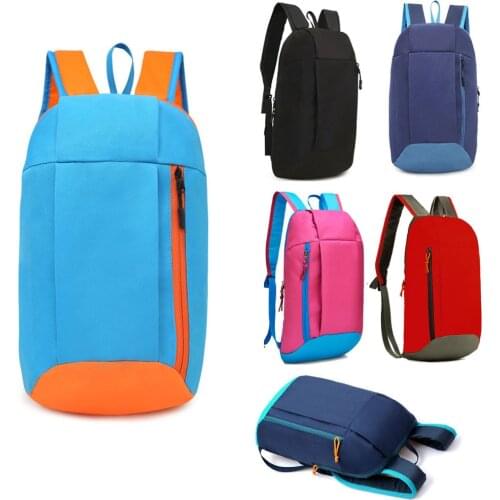 Fashion Sports Backpack Hiking Rucksack Men Women Unisex Schoolbags Satchel Bag For 2019 with Zipper