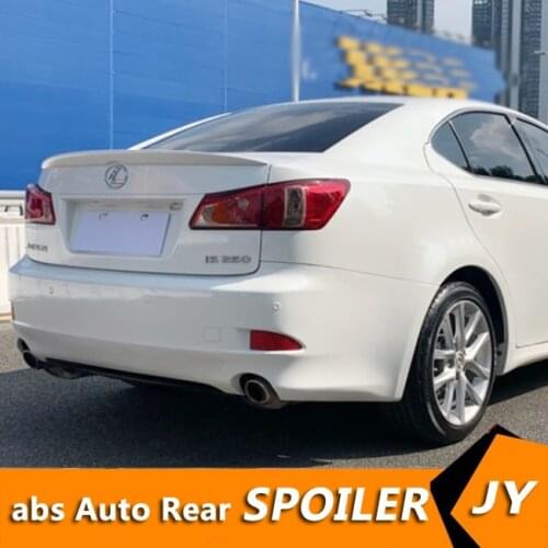 For Lexus IS250 Spoiler 2006-2012 Lexus IS300 IS350 YCk Spoiler ABS plastic Material Car Rear Wing Color Rear Spoiler
