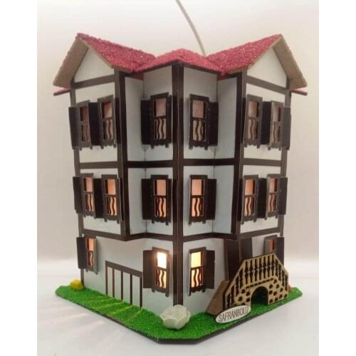Turkish culture and family life. These magnificent houses.model house, decorative night light, home decoration nostalgic