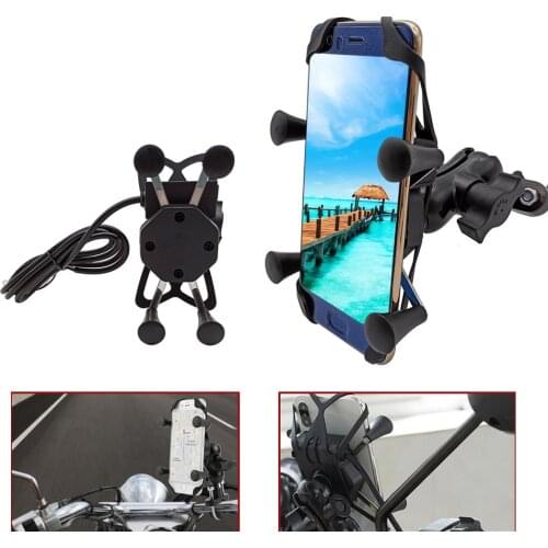 Mobile Holder Universal Motorcycle Phone Holder Handlebar Stand Bracket For Kawasaki KDX 125 250 KTM 790 1190 990 Adventure RC8