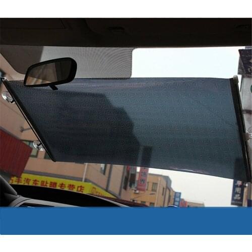 Upgarde Retractable Car Front Windshield Sunshade Rear Window Sun Visor UV Protection Curtain For Car Sunshade 40CM/50CM/58CM
