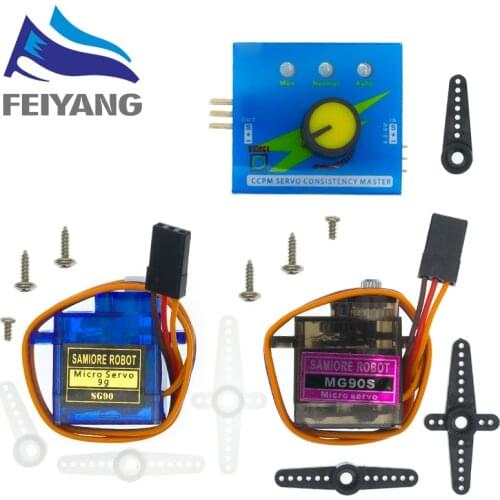 10PCS Rc Mini Micro 9g Servo SG90/MG90S RC 250 450 Helicopter Airplane Aeroplane Car Boat