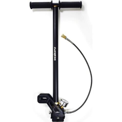 DEDEPU Second Generation 30Mpa High Pressure Air Diving Hand Pump Scuba Diving Cylinder Oxygen Tank Mini Compressor