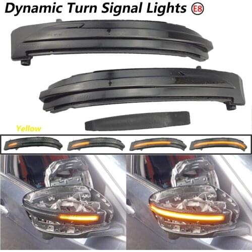 For Nissan X-Trail T32 Rogue Qashqai J11 Murano Z52 Juke Navara Pathfinder LED Dynamic Turn Signal Side Mirror Indicator Light