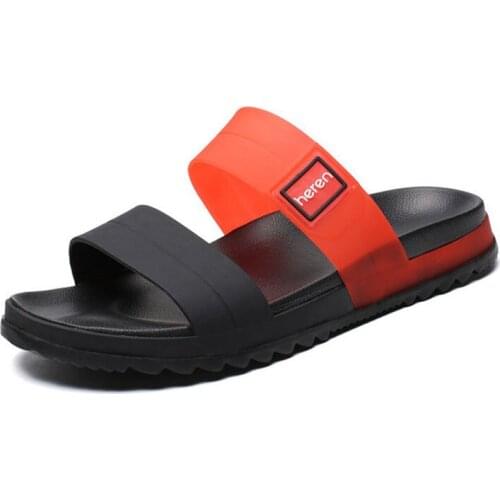Men Good Elasticity EVA Home Slippers Summer Mens Beach Shoes Travel Outdoor Soft Soled Sandals Boys Bathroom Waliking Slides