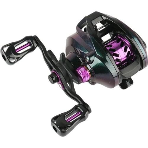 DEUKIO Baitcasting Reel Metal Spool Fishing Reel 8KG Max Drag 7.2:1 High Speed Gear Ratio GBS200 Carp Bait Casting Fishing Sea