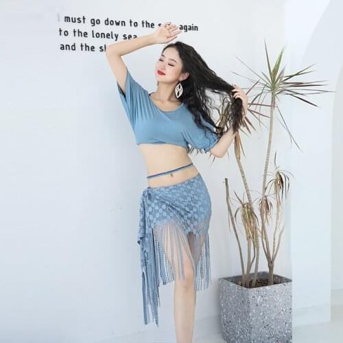 2020 belly dance clothing new tassel brief paragraph practice suits ZM315