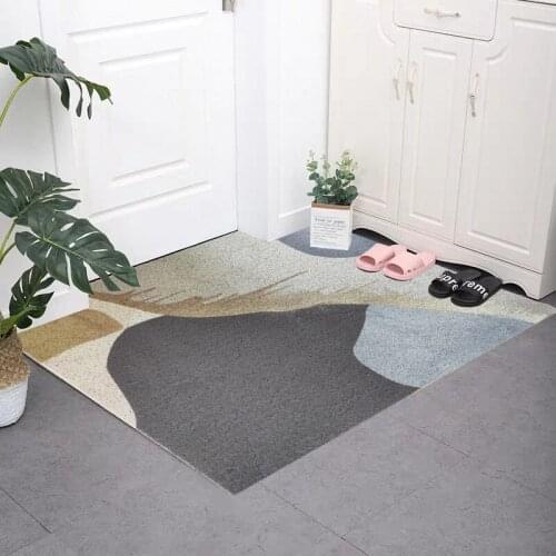 Hallway Doormat Living Room Bathroom Mat Can Be Customized Mats Carpet Non-slip Home Entrance Doormat Can Be Cut PVC Mats Carpet