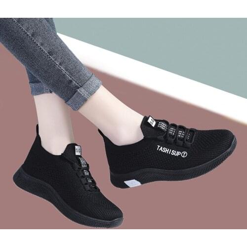 Womens Sneakers 2021 Fashion Breathable Vulcanized Shoes Women Flats tenis feminino White Lace Up Casual Shoes Zapatos Mujer