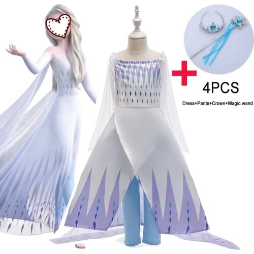 Fancy Dress for Girl Cosplay Queen Princess Costume Kids Halloween Clothes Children Birthday Carnival Party Dresses Disguise