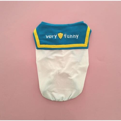 Summer Dog Clothes for Small Dogs Breathable Dog Vest for French Bulldog for Yorkies Cute Costume for Pug Pet Clothes Cartoon