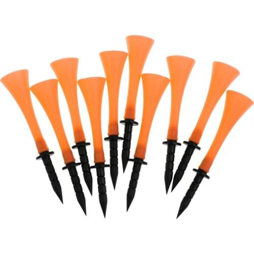 MagiDeal Professional 10Pcs Rubber 83mm Height Rubber Golf Tees Golfer Training Aid Replacement Tool Gifts 5 Colors Available