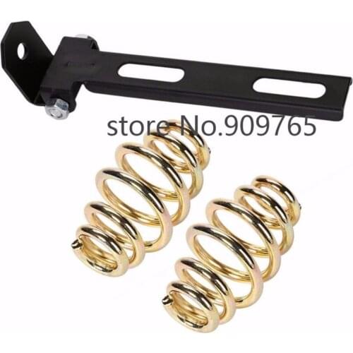 Motorcycle SOLO Seat 3" Springs Mount Bracket Kit For Harley XL Honda Kawasaki Yamaha Suzuki Chopper Bobber