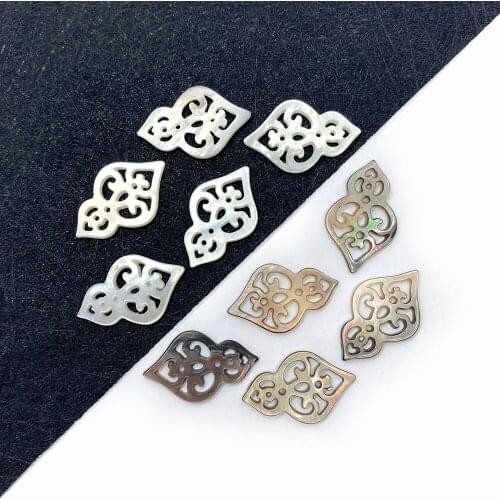 Natural Sea Shell Pendant Carved Gourd-shaped Shell Pendant Small Jewelry Making DIY Necklace Earrings Accessories Gifts