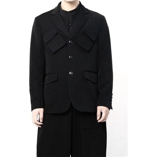 2021 New mens clothing Fashion original suit show custom-made multi-pocket multi-layer plus size suit jacket