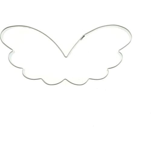 New 1pc Cute Wing Shape 3D Pastry Cookie Cutters Aluminum Biscuit Mould Bakeware Fondant Cake Mold DIY Sugarcraft