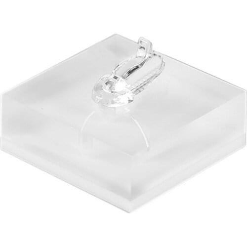 Transparent White Acrylic Ring Shelf Ring Bracket Bracket Jewelry Display Shelf Jewelry Silver Display