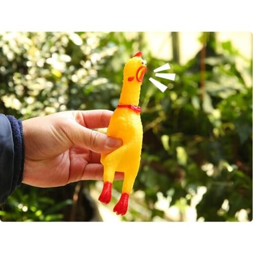 Jokes Pranks Maker Trick Fun Novelty Funny Gadgets Blague Tricky Small Screaming Chicken Squeeze Shrilling Sound Toys 2021