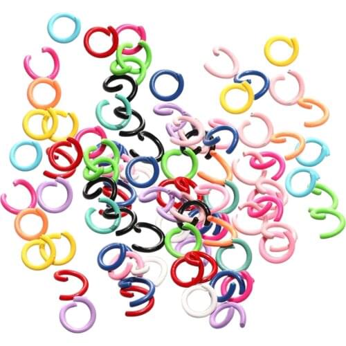300pcs/lot 1.2x10mm Jump Rings Split Rings Connectors For Diy Jewelry Finding Making Accessories Wholesale Supplies