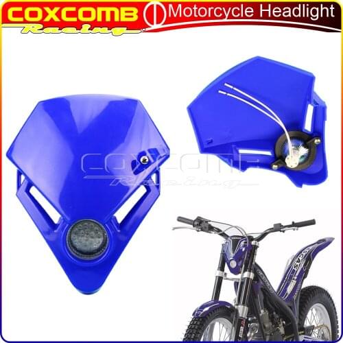 Motorcycle LED Headlight Dual Sport Dirt Bike Supermoto Custom Headlamp For YAMAHA HONDA Gas Gas TXT Pro EC 80/125/200/280