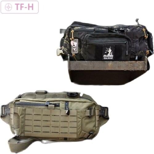 Tactical Shoulder Bag 421x Bag Multifunctional 500D Nylon Side Carry Chest Hanging Quick Release Molle Panel ​Anti-theft Pocket