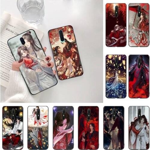 TOPCASHOP style Tian Guan Ci Fu Phone Case For Oppo A5 A9 2020 Reno2 z Renoace 3pro A73S A71 F11