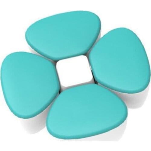 W3JF Baby Milk Powder Formula Dispenser Container Children Portable PP Case for Four-Trellis Storage Flower Shaped Sealed Feed