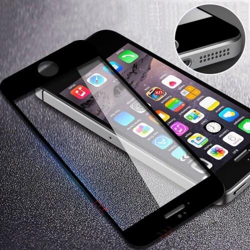 RZP Full Cover Tempered Glass On The For Apple iPhone 5S 5 SE 5C Screen Protector 9H Protective Film Glass For iPhone 5 Se Glass