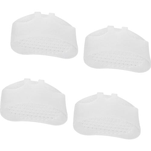 4pcs Silica Gel High Heel Forefoot Cushioning Pads Ball Of Foot Cushions