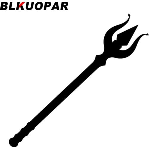 BLKUOPAR for Trident Weapon Car Stickers Creative Occlusion Scratch Decals Personality Windshield Trunk Decor Car Styling