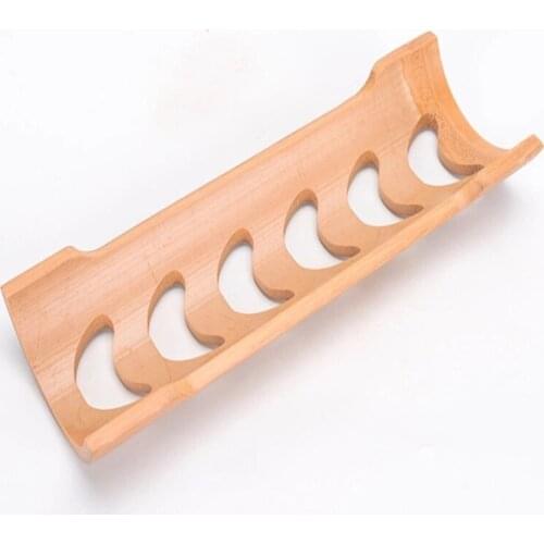 Bamboo Teacup Holder Shelf Tea Cup Draining Rack Tea Set Organizer Tea Ceremony Accessories Storage Rack Home Decoration