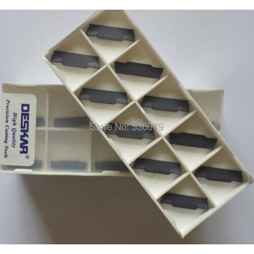 10pcs MGMN200-G-LDA carbide inserts, CVD coating, to cut steel,stainless steel and cast iron,DESKAR brand