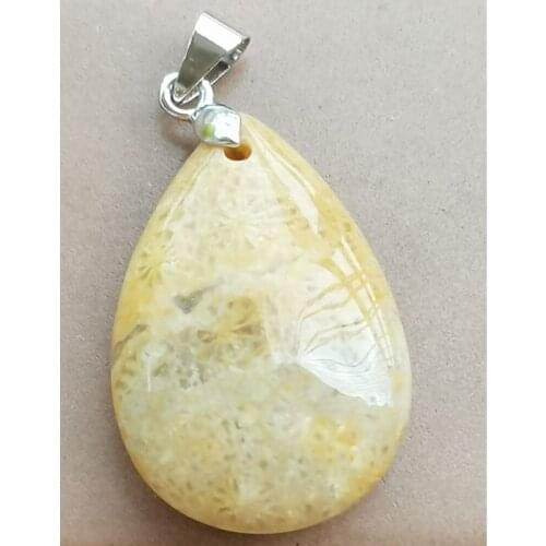 Free shipping Fashion Jewelry Chrysanthemum stone Art Pendant Bead MD0148