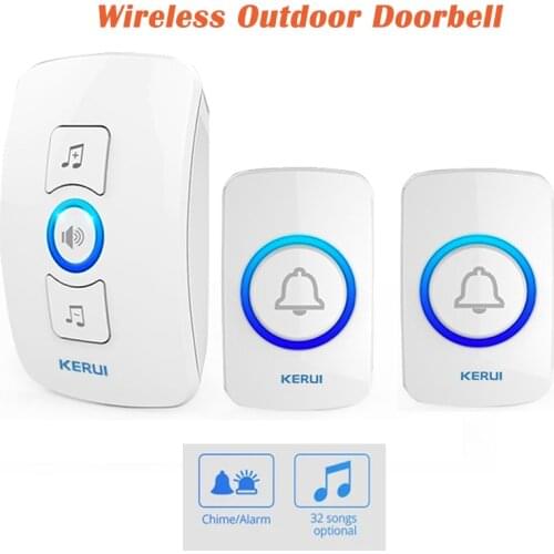Wireless Outdoor Doorbell Smart Home 433Mhz Door Bell Chime LED Flash Security Alarm With 32 Music 150Meters Long Distance