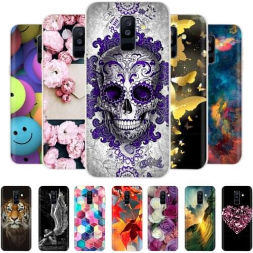 For Samsung Galaxy A6 2018 Phone Case Dual SIM SM A600 A600F for Samsung A6 Plus 2018 A605 A605F Soft TPU Silicone Back Cover