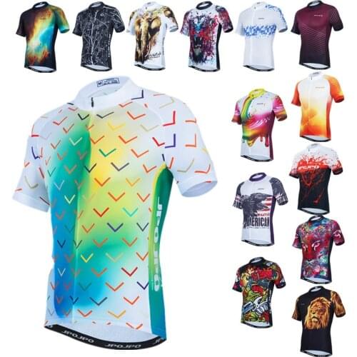 Weimostar Short Sleeve Cycling Jersey Mens Breathable Cycling Clothing Summer MTB Road Bike Wear Racing Bicycle Shirt For Man