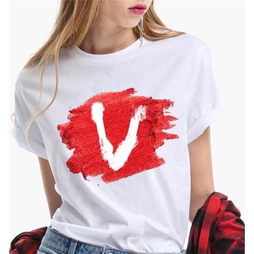 Summer Woman Tshirts 26 Alphabet Pirnt Graphic Tee shirt female T-shirts Casual Short Sleeve 90s streetwear Ladies Tee Tops 2021