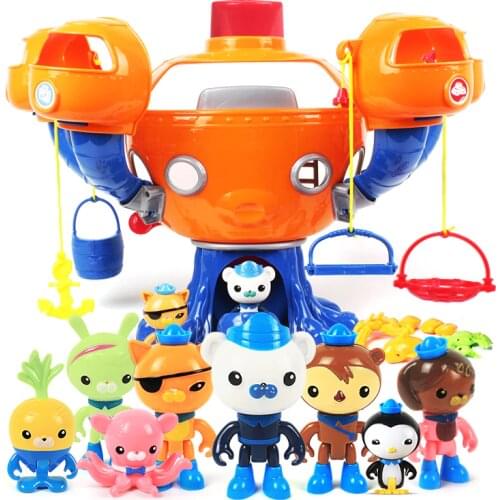 51cm Octonauts Toys The Octo-Pod with 2pcs Octonauts Figures Baby Children Best Gift
