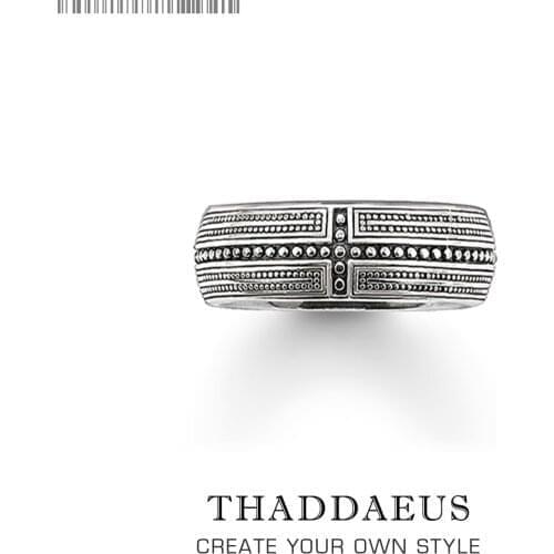 Band Ring Cross,Brand New Europe Style Vintage Fashion Jewerly For Women Men,2020 New Gift In 925 Sterling Silver,Super Deals