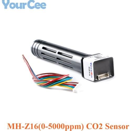MH-Z16 IR Infrared CO2 Gas Air Sensor Module NDIR Carbon Dioxide Air Quality Detection 0-5000ppm UART PWM MH Z16 MHZ16