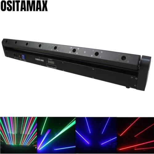 New Laser Beam Moving Head Light DJ Party Beam Lasers 800mw RGB Laser Projector DMX512 DJ Stage Lighting Show Disco Laser Lights