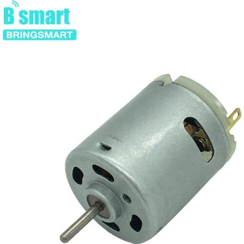 Bringsmart RS360 Wholesales 18V Motor DC 24V High Speed 6300-19400r/min 15V for RC Car Boat Hair dryer Motor 7.2V
